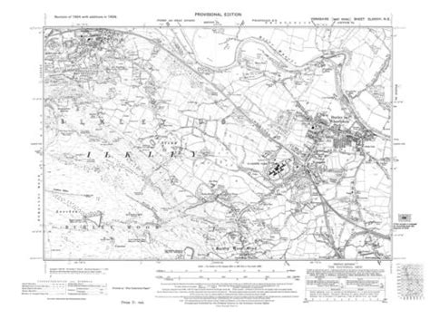 Old Map Of Ilkley SE Burley In Wharfedale Yorkshire 1938 Repro