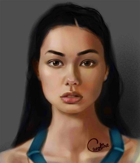 Realism Portrait Study | POCAHONTAS IN REAL LIFE?? | Art Amino