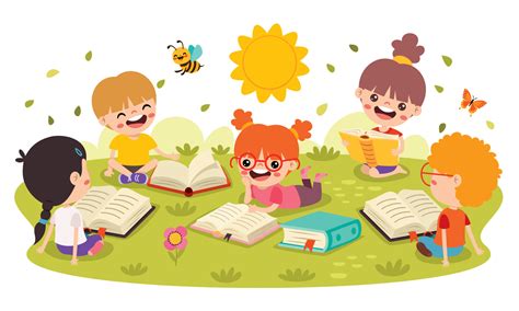 Les Enfants En Train De Lire Livre La Nature Telecharger