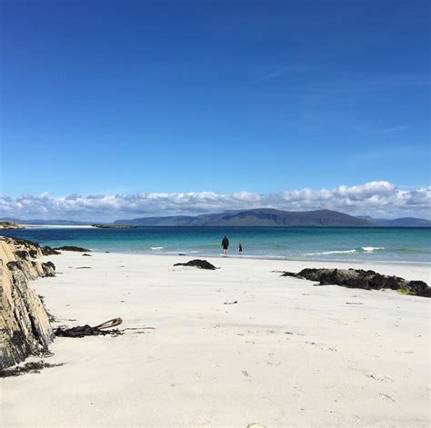 St Columba Hotel Restaurant, Isle of Iona, Scotland. Iona on a sunny ...