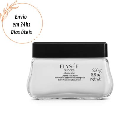 Creme Hidratante Acetinado Elysee Succes O Boticario 250g Shopee Brasil