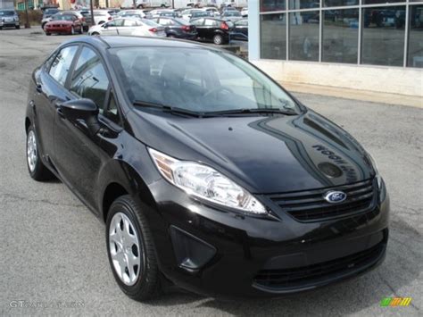 2012 Ford fiesta sedan black