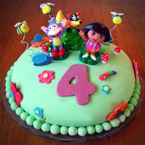 Linno-Yum: Kids' Birthday Cake: Dora the Explorer!