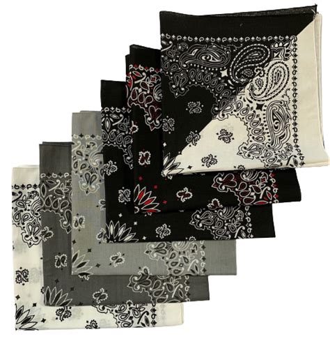 Paisley Bandanas Usa Made X Pack Variety As Shown Paisleyusa