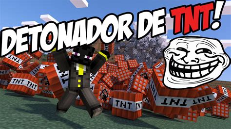 MINECRAFT CONSOLAS CONTROL REMOTO PARA ACTIVAR TNT TRAMPA TROLL