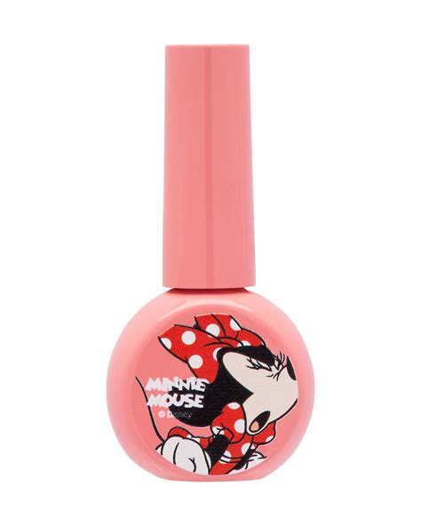 Dgel X Disney Minnie Mouse Nude Coral A Tips Nails