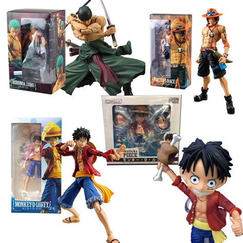 S H Figuart One Piece Luffy Shf Zoro Portgas D Ace Palillos