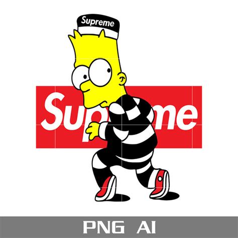 Bart Simpson Supreme Png, Supreme Logo Png, Bart Simpson Png - Inspire ...