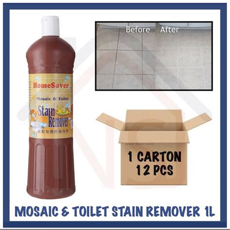 Mosaic And Toilet Stain Remover 1L 1 Carton 12 Bottles