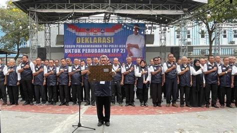 Ratusan Purnawirawan TNI Polri Dan ASN Jabodetabek Banten Kumpul Di