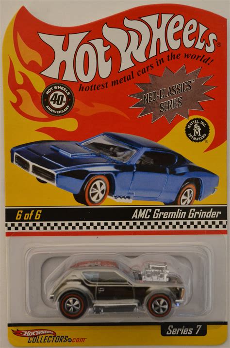 Amc Gremlin Grinder 6 Of 6 Hot Wheels Red Line Club Rlc Hw Neo Classics Series 164 Scale