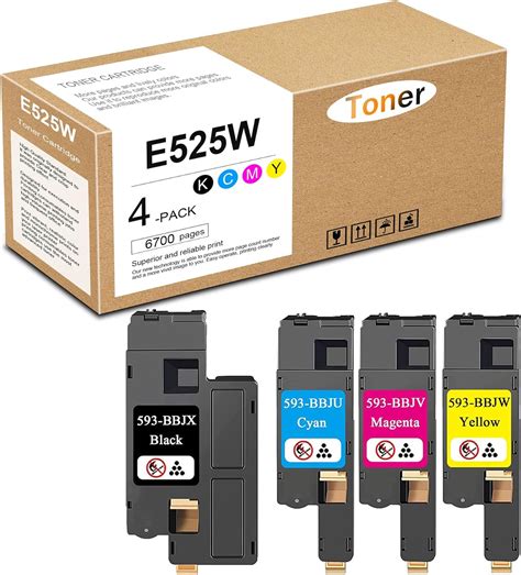 Amazon E W Toner Cartridges Black Cyan Magenta Yellow