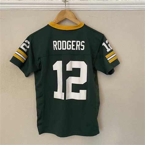 NFL Green Bay Packers Jersey #12 Rodger’s Youth NFL... - Depop