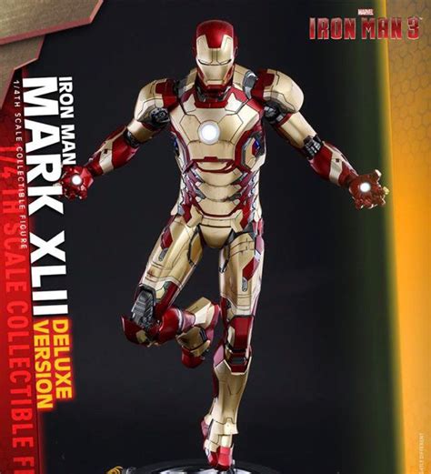 Hot Toys Iron Man Mark 42 Qs008 Deluxe Edition Reissue Hobbies