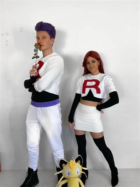 Pokemon Team Rocket Cosplay Cute Couple Halloween Costumes Hot Halloween Outfits Halloween