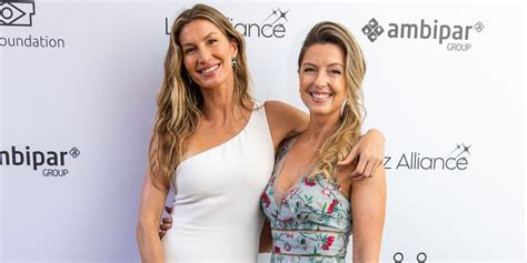 Gisele and Twin Sister Patricia Have Rare Red Carpet Moment