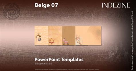 Beige 07 PowerPoint Templates