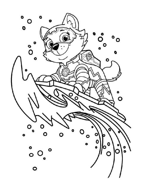 Paw Patrol Mighty Pups coloring pages