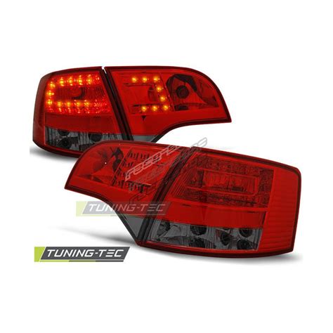 Led Tail Lights Red Smoke For Audi A4 B7 1104 0308 Avant Races