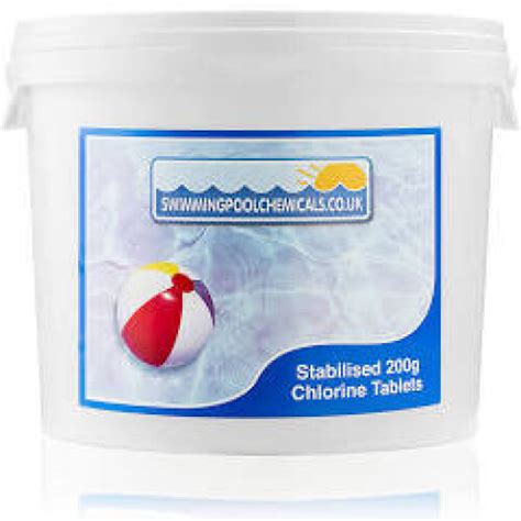 G Stabilised Chlorine Tablets Swimming Pool Chemicals Kg On Onbuy