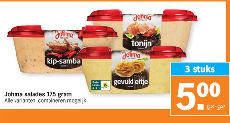 Johma Salades Gram Aanbieding Bij Albert Heijn