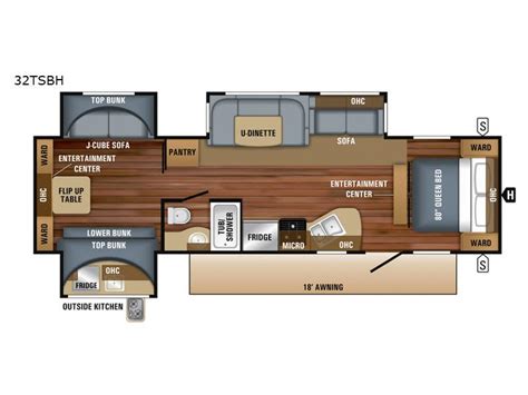 Jayco Bunkhouse Travel Trailer Floor Plans Floorplans Click