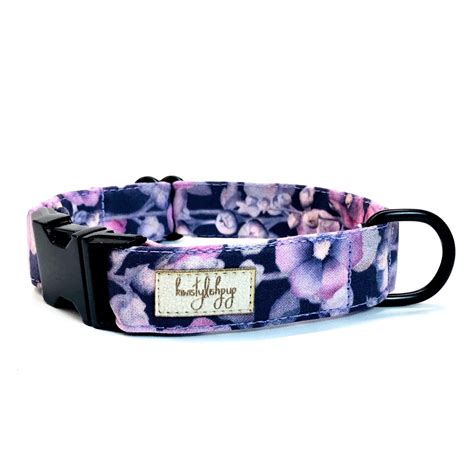 Purple Dog Collar and Leash Set Pet Collar and Lead Set Girl - Etsy UK