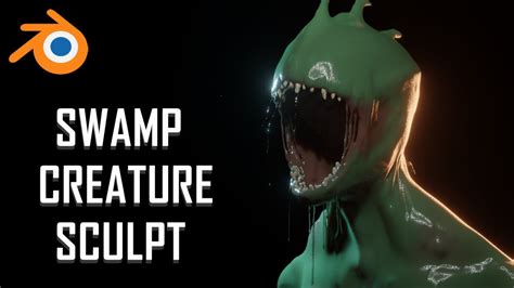 Swamp Monster Speed Sculpt Blender Sculpting Texturing