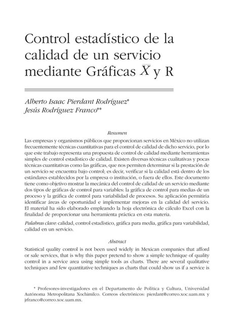 Control De Calidad Pdf PDF