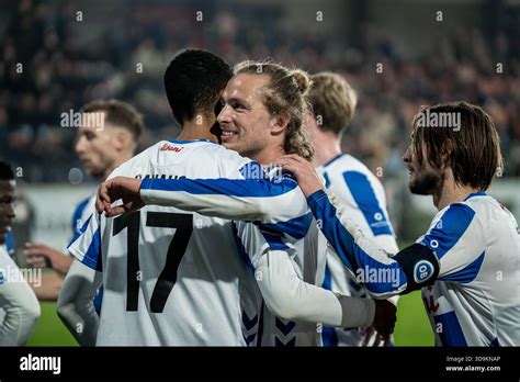 Odense Bk X Fc Fredericia - Fredericia, Denmark, 05th, December 2025. Noah Ganaus (17) of Odense BK ...