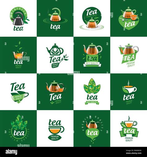 vector logo tea Stock Vector Image & Art - Alamy