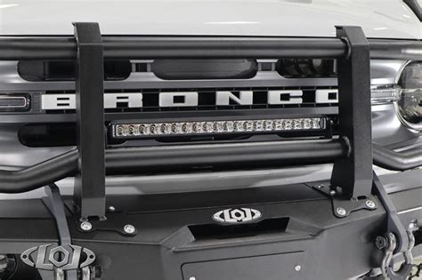 Ford Bronco Black Ops Full Width Winch Front Bumper By Lod Offroad Bfb210 Xx