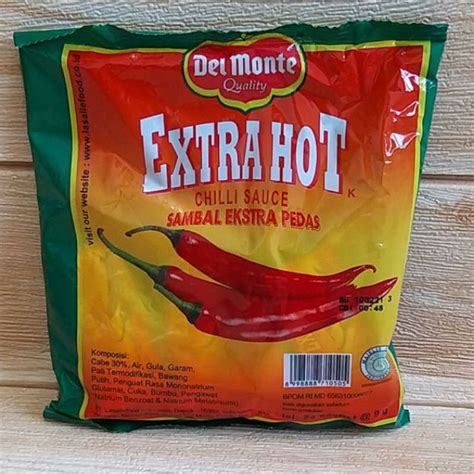 Jual Delmonte Saus Sambal Extra Hot Sachet Shopee Indonesia
