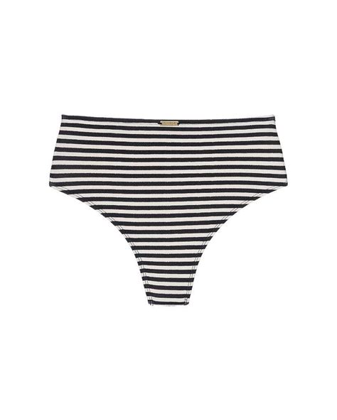 Biqu Ni Hot Pants Cintura Alta Listrada Pb