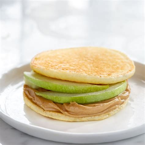 Peanut Butter And Apple Pancake Sandwich Recipe Jif®