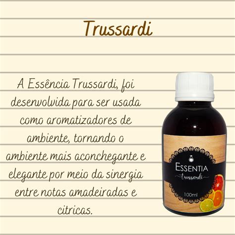 Essência Aromatizante Concentrada 100 ml Trussardi Elo7