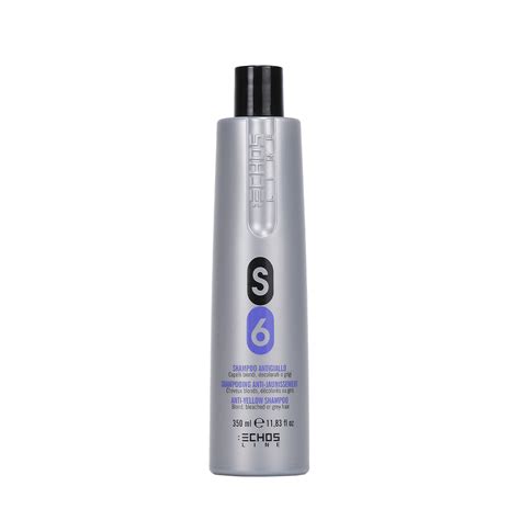 Shampoo Antigiallo Capelli Biondi Decolorati O Grigi S6 Echosline