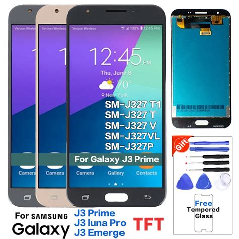 Display For SAMSUNG Galaxy J3 Prime J327 J327T LCD Screen Replacement