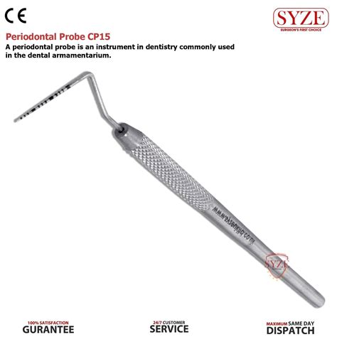 Periodontal CP 15 Screening And Recording PSR Probe Hygienist Exam