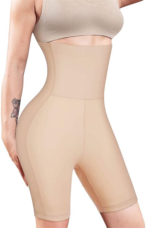 Nebility Women Body Shaper Butt Lifter Shapewear Slip Shorts High Waist