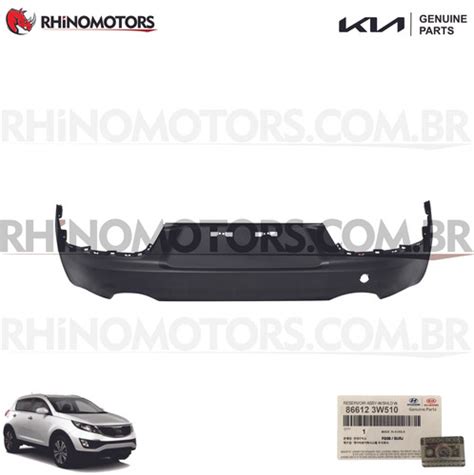 866123W510 PARACHOQUE INFERIOR TRASEIRO KIA SPORTAGE 2012 Rhino Motors