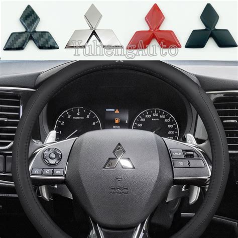 1PC ABS Car Steering Wheel Emblem Sticker Auto Body Decorative Badge