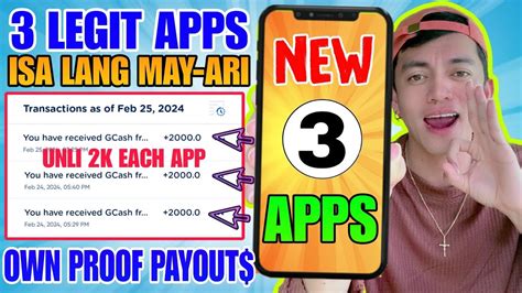 3 NEW APPS EARN GCASH POTENTIAL EARNINGS UNLIMITED FREE 2 000 GCASH