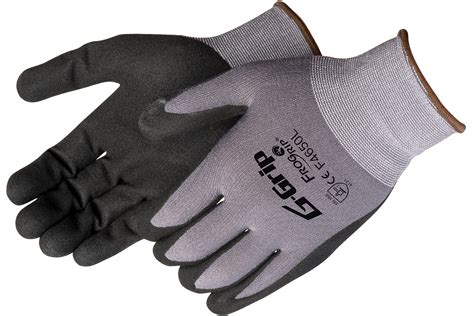 Liberty F4650 Nylon Shell Nitrile Palm G Grip Work Glove Workman