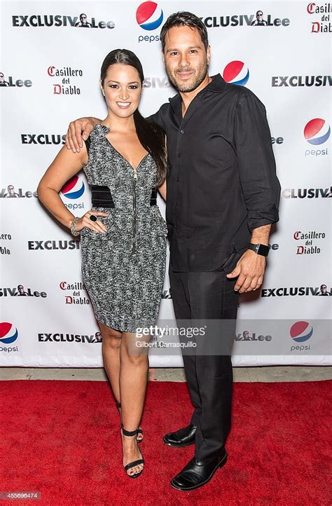 Actress Paula Garces And Husband Antonio Hernandez Attend The New