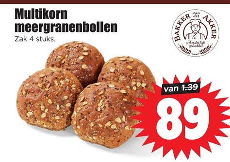 Multikorn Meergranenbollen Aanbieding Bij Dirk