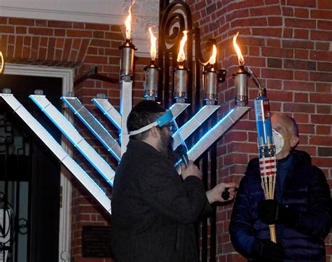 Needham Menorah Lighting And Parade Boston Herald