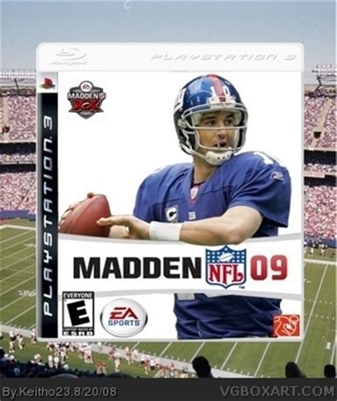 Madden NFL 09 PlayStation 3 Box Art Cover by Keitho23