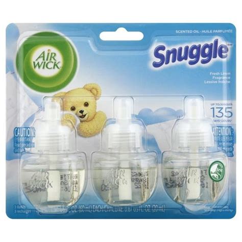 Air Wick Snuggle Scented Oil Refills Fresh Linen Fl Oz From