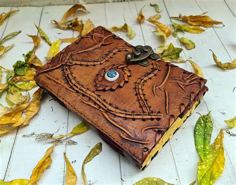 Hocus Pocus Book Of Spells Book Of Shadows Leather Journal Blank Book